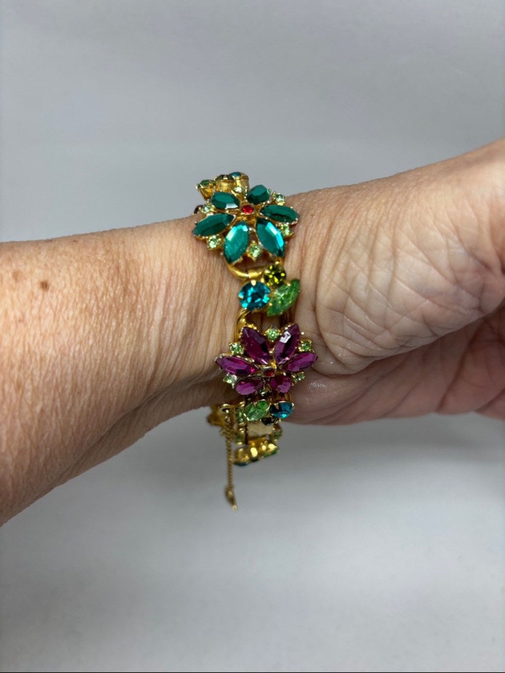 Gorgeous vintage D&E Juliana bracelet - Picture 10 of 16